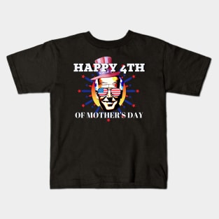 4th of July Shirts Biden Funny Happy 4th of July Kids T-Shirt